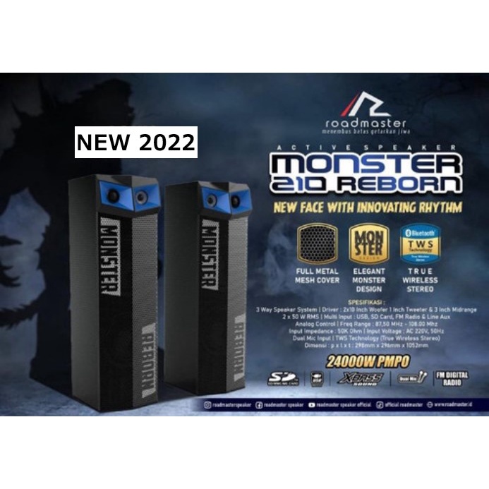 Roadmaster Monster 210 Reborn Speaker Aktif