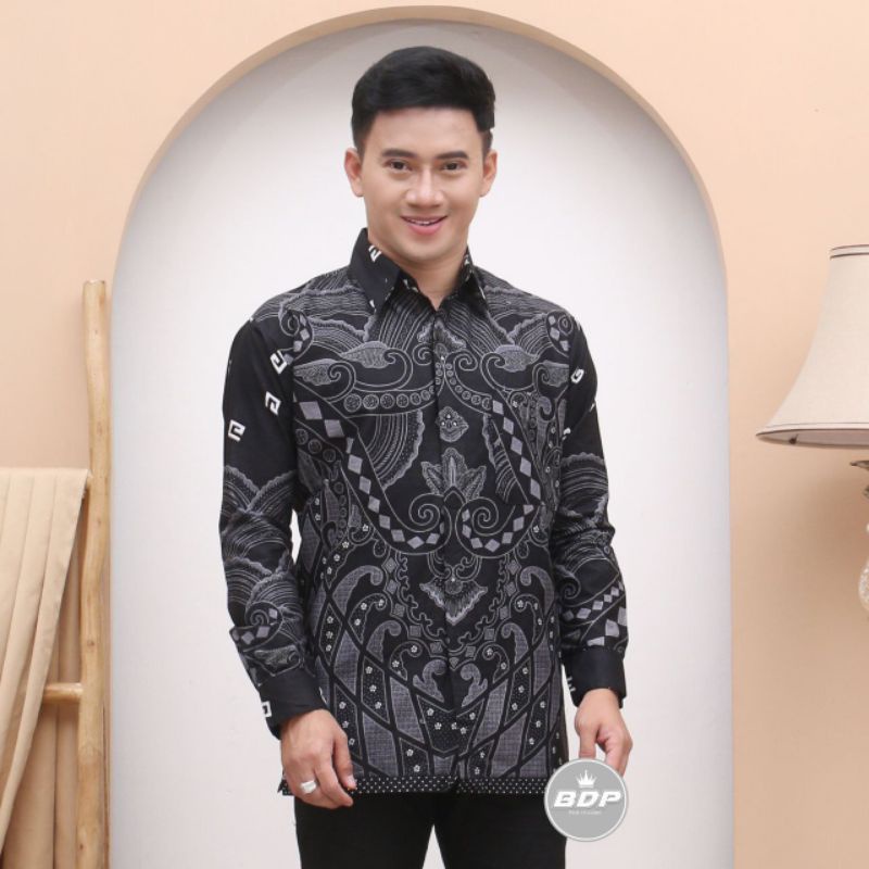 Kemeja Batik Pria Motif Terbaru PUSAKA BATIK Size M L XL XXL