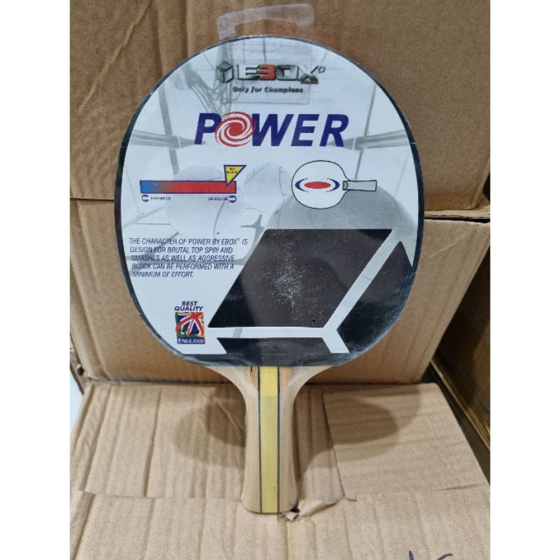 Bat pingpong bet tenis meja Ebox Power