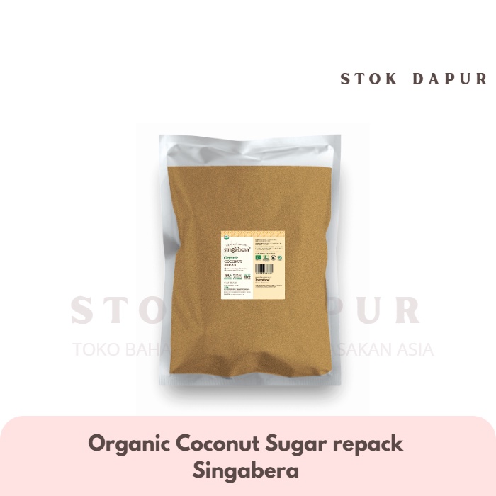 

Organic Coconut Sugar/ Gula Kelapa Organik Brown Sugar - Singabera repack