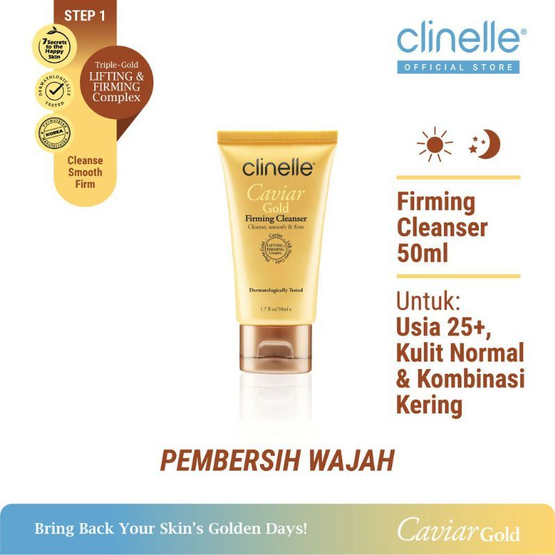 CLINELLE Caviar Gold Firming Cleanser 50gr