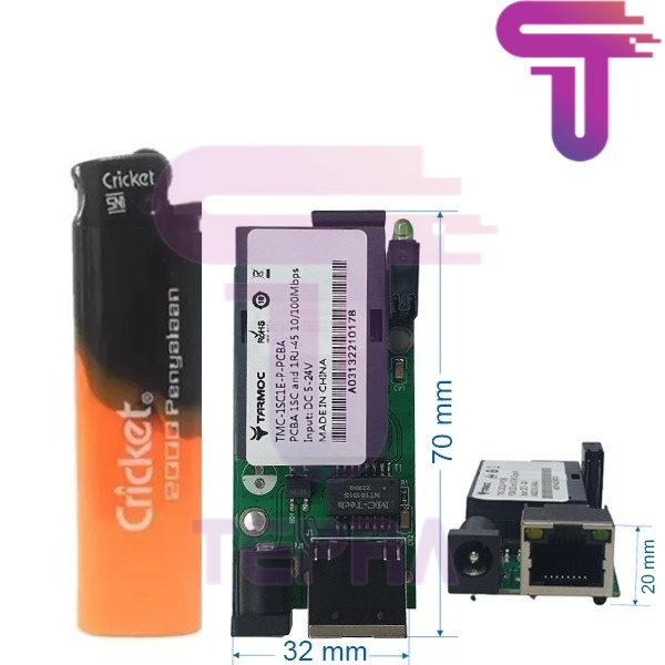 Tarmoc TMC-1SC1E-P-PCBA | 1 FO 1 LAN 10/100 POE IN 5-24V HTB 3100 PCB