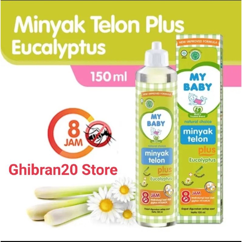 My Beby Minyak telon plus Eucalyptus 150ml