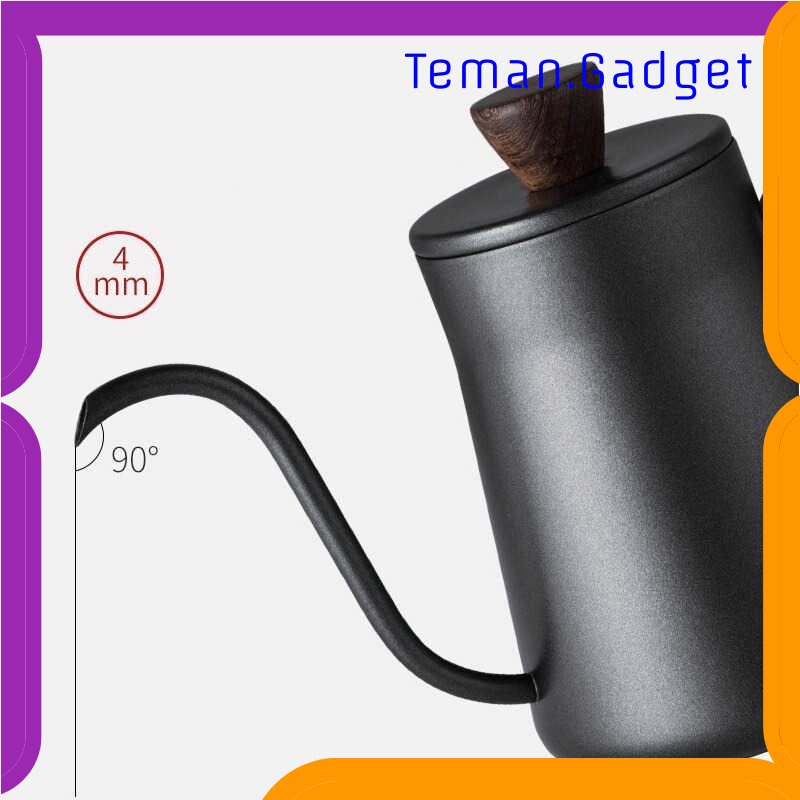 TG - DPR Cinsoya Teko Pitcher Kopi Teh Teapot Stainless Leher Angsa 400ml - C0053