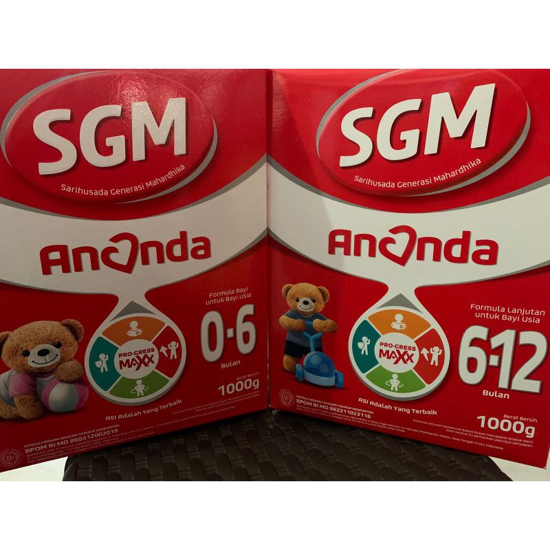 

SGM Ananda 0-6 1kg dan 6-12 1kg