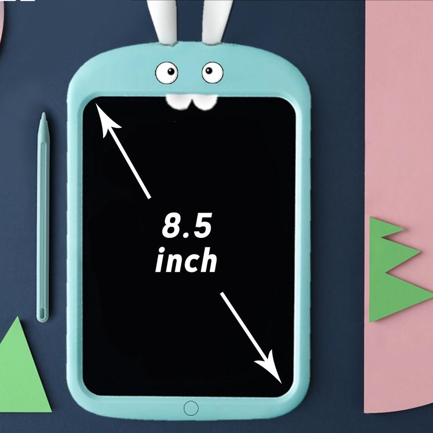 ➴❄❈ (KK) LCD Writing Drawing Tablet Rabbit 8.5inch Papan Tulis Edukasi Karakter Mainan Edukasi Anak 
