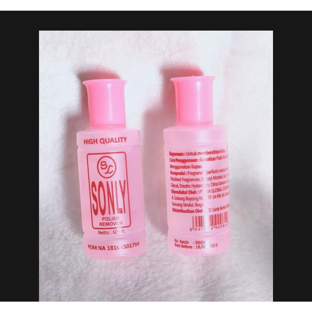 Pembersih Kuku Sonly Polish Remover Original