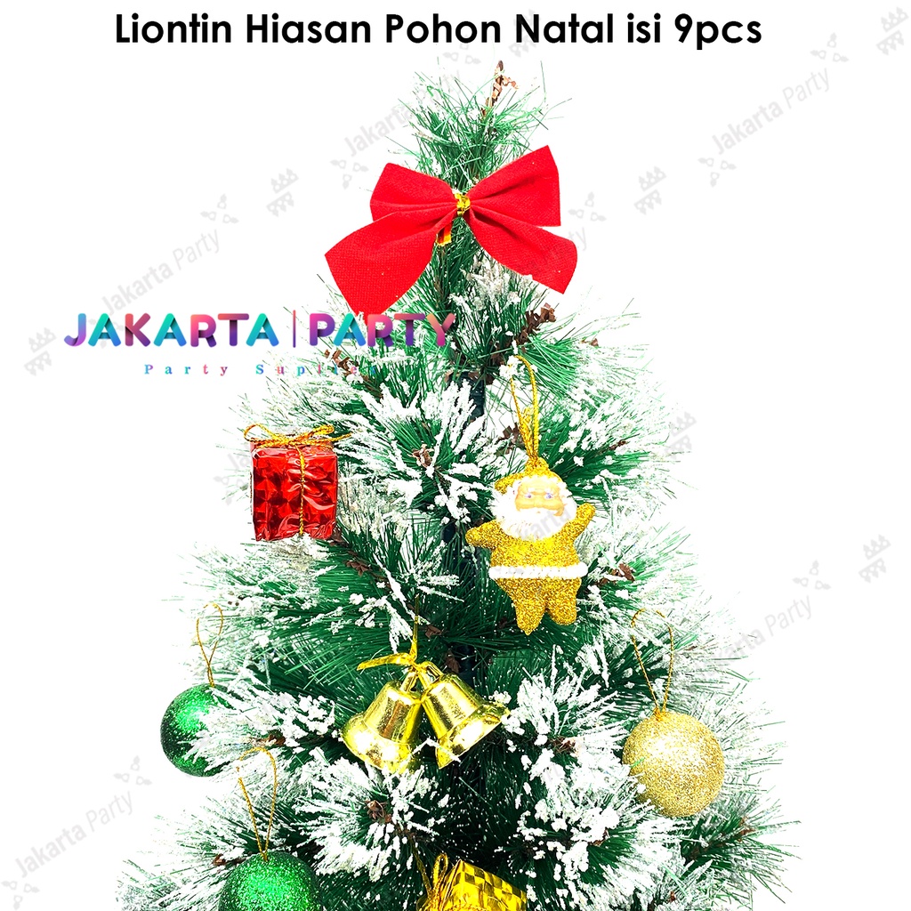 Hiasan natal gantung Random Motif mini / hiasan pohon natal