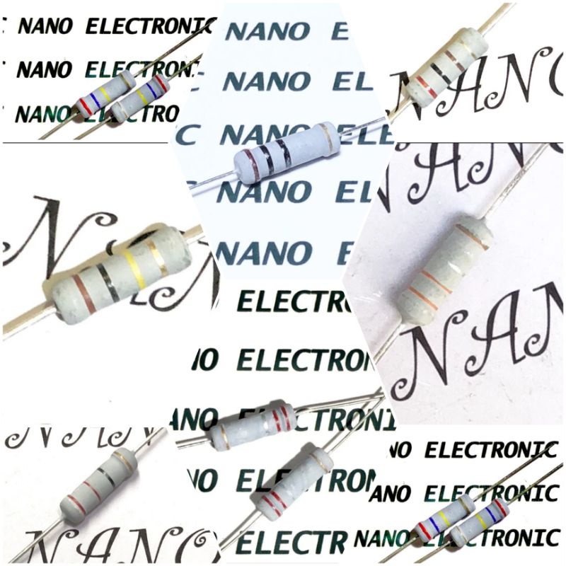 Resistor 0,22 1,2K 10 100K 120 2,2 200 22 220K 270K 3,3K 39 Ohm 2Watt 5% Metal Oxide