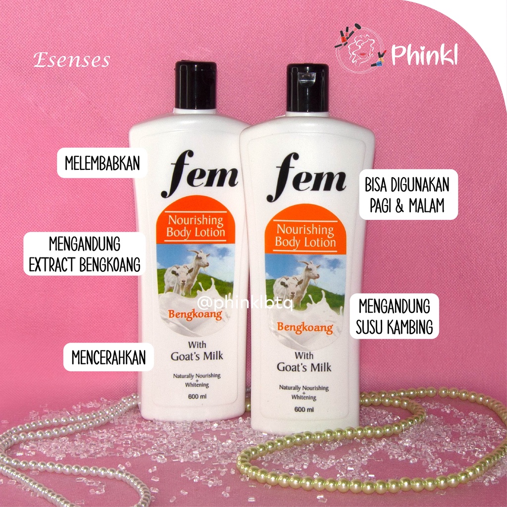 `ღ´ PHINKL `ღ´ [ESENSES] ESENSES Fem hanbody besar 600ml with goat milk hand body lotion butter serum