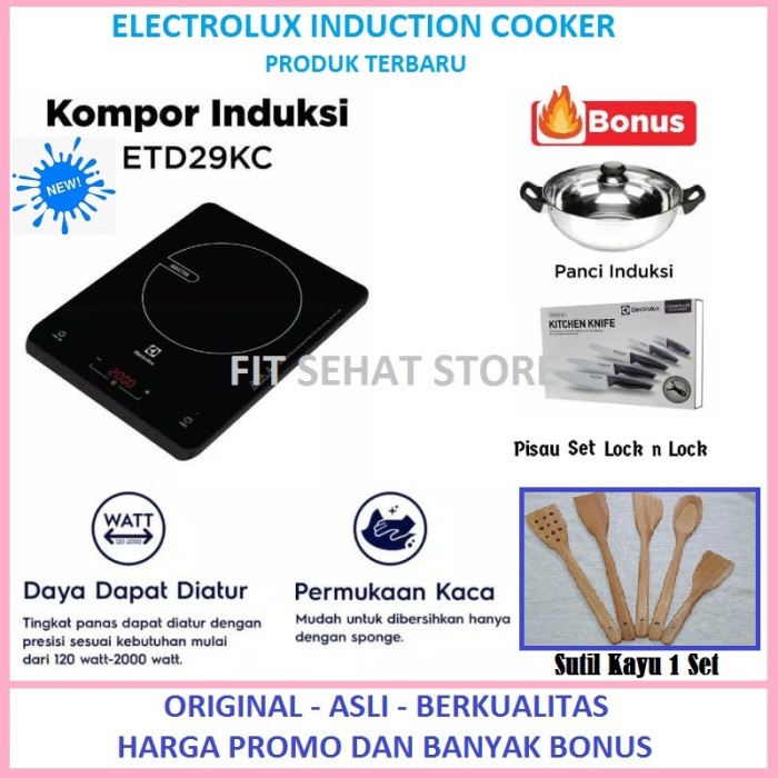 {OkaStore} ELECTROLUX Kompor Listrik Induksi - Kompor Induksi Electrolux ETD29KC Berkualitas