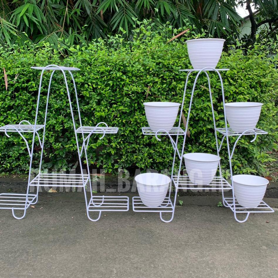 Spesial Update STANDING POT MURAH / RAK BUNGA BESI MURAH / RAK SUSUN 6 / RAK POT BUNGA