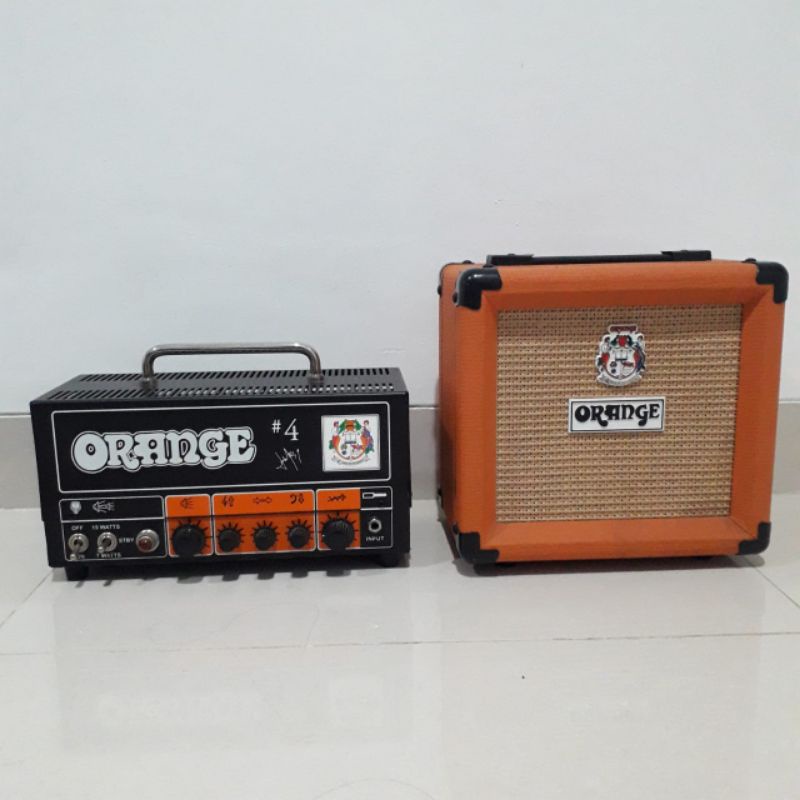 Head Amplifier and Cabinet Orange