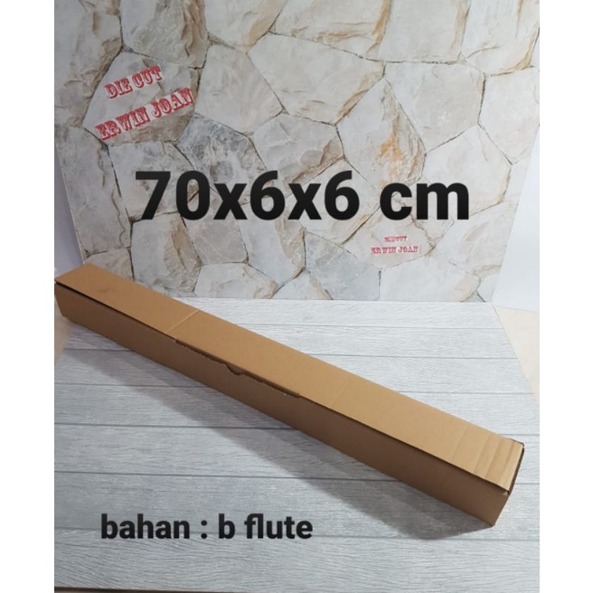 

Kardus Box uk 70x6x6 cm DIECUT B Flute