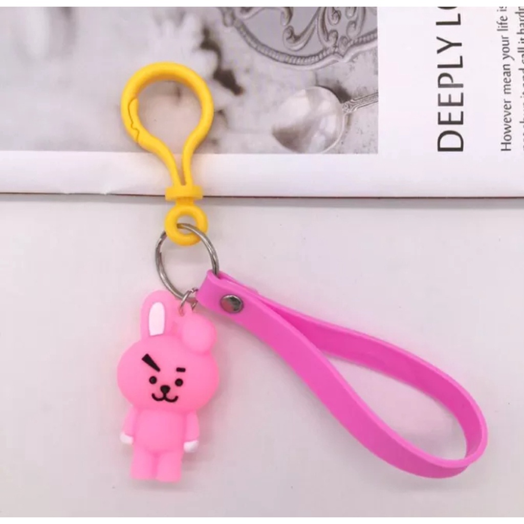 Nama - BT21 Gantungan Kunci Boneka Cute BTS Keychian Cartoon BTS Aksesoris