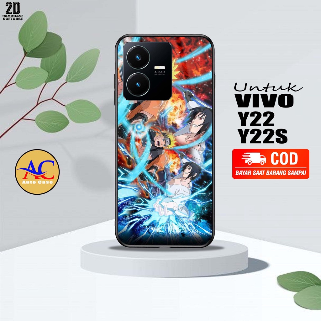 Case Hp Softcase Glossy VIVO Y22 Y22S NRTO Casing Silikon Handphone Pelindung Kamera