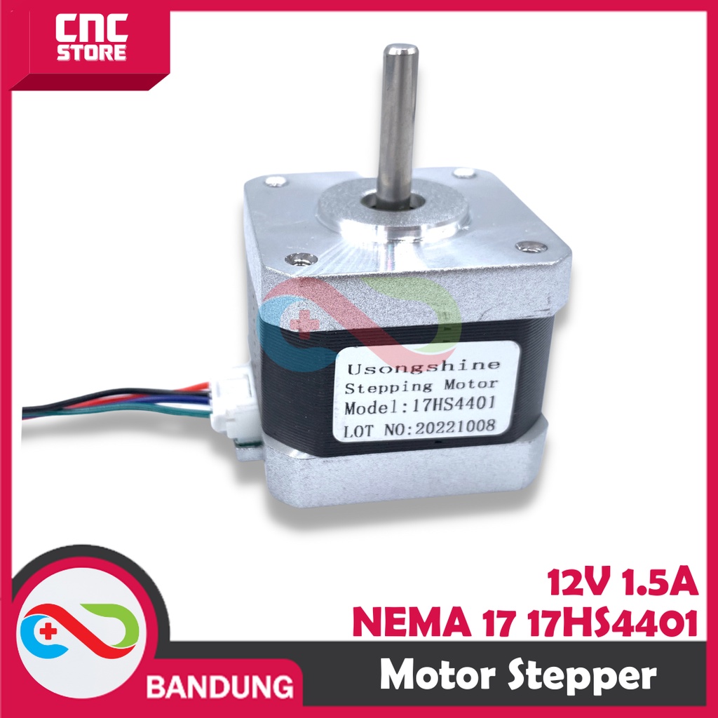 NEMA 17 17HS4401 STEPPER MOTOR 42-40MM 12V 1.5A  PLUS KABEL