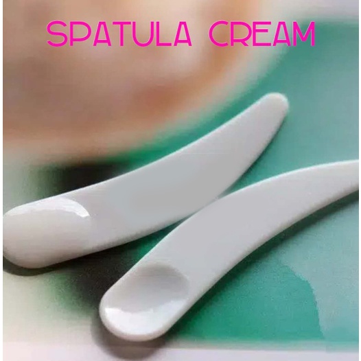 ❤ IJN ❤ Mini Spatula Cream untuk krim kosmetik masker spatula plastik kecil