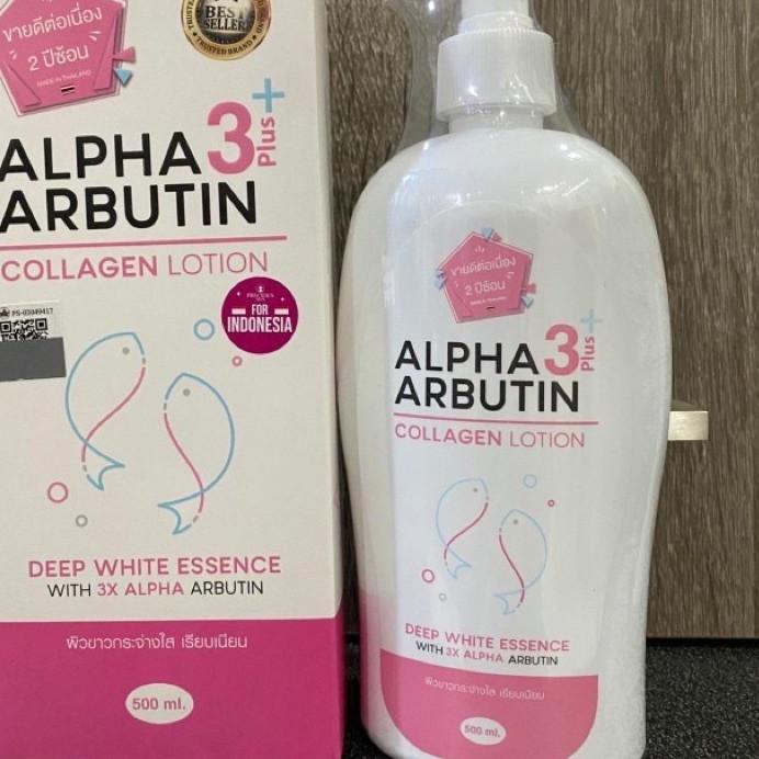 Terjangkau - BODY LOTION Alpha Arbutin 3 Plus Collagen Whitening Lotion ✓