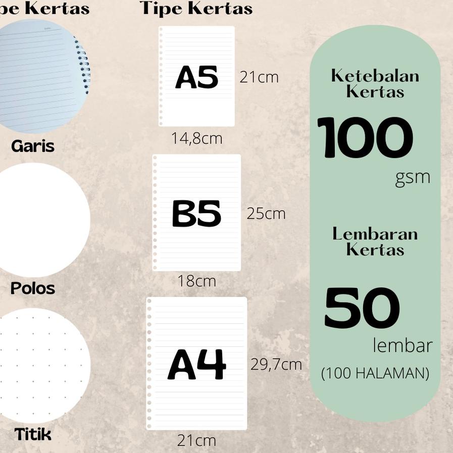 

Trend PLIATA NOTEBOOK SPIRAL - (PN55) Universe1 - Softcover Doft Aesthetic Book Buku Tulis NFG,,