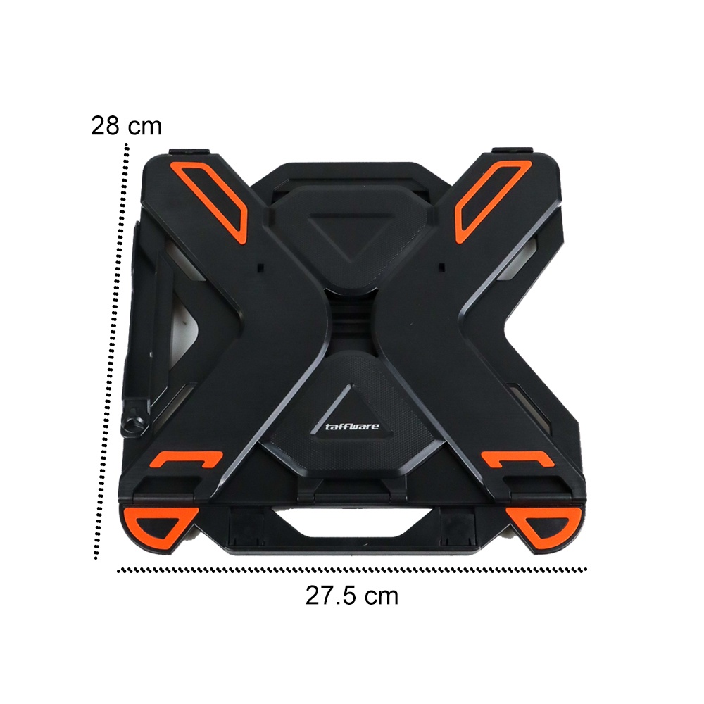 Taffware Laptop Stand Adjustable Angle with Smartphone Holder - E5