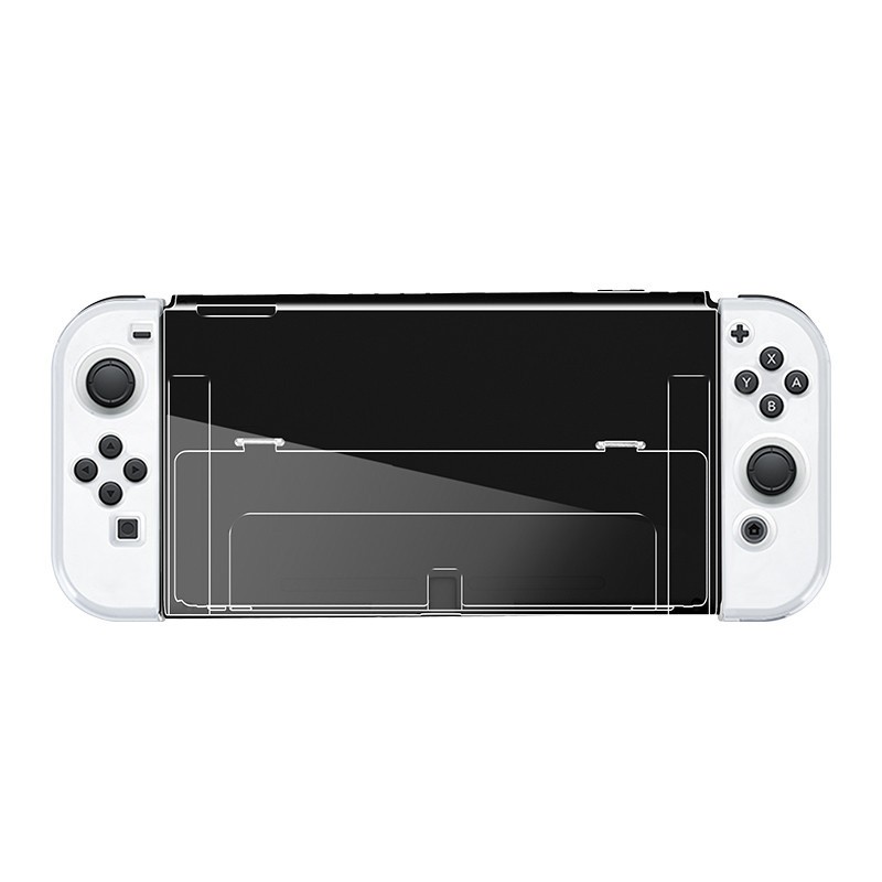 Nintendo Switch Oled Crystal Case Mika Transparant Clear Lucky Fox N012A