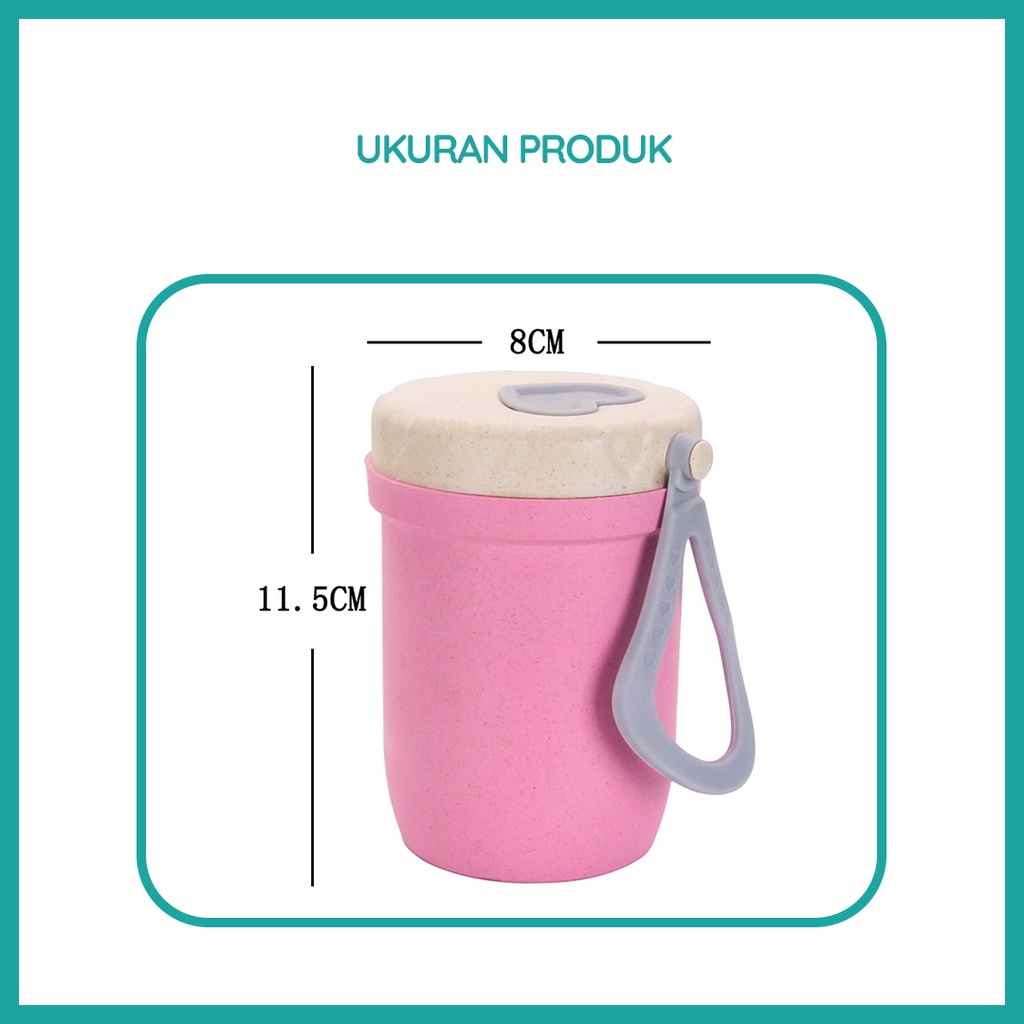 Cangkir Sup Jerami / Gelas Sup Jerami / Gelas Sup Serbaguna