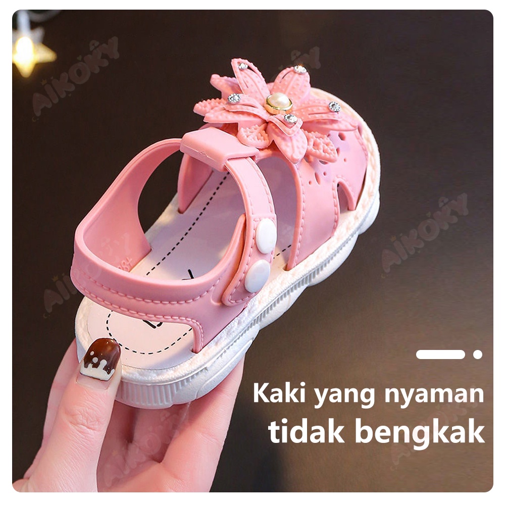 Aikoky Sandal Anak Perempuan Sandal Anak Bayi Lembut Lucu