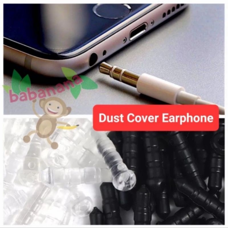Audio jack 3.5mm cover tutup debu anti dust earphone headset 3.5 mm