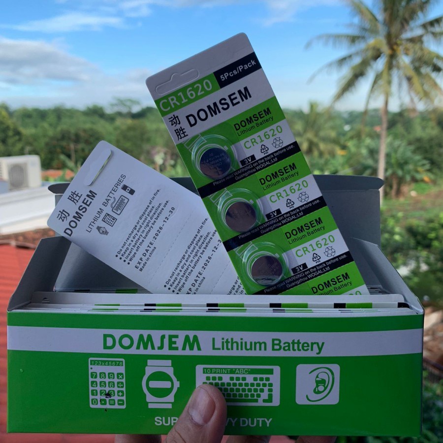 batre battery domsem CR1620 lithium batre murah batre jam CR 1620 | yanna866