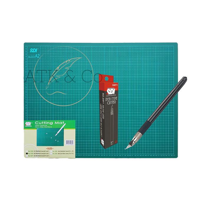 

Terlaris Paket Cutting Mat A2 - Pen Cutter SDI Termurah