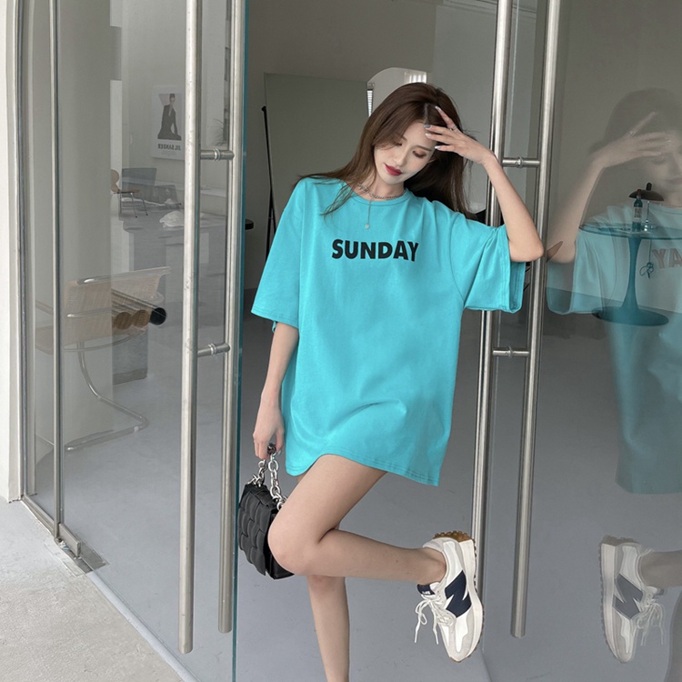 Kaos Katun Oversize T-shirt  Lengan Pendek Unisex (Sunday)