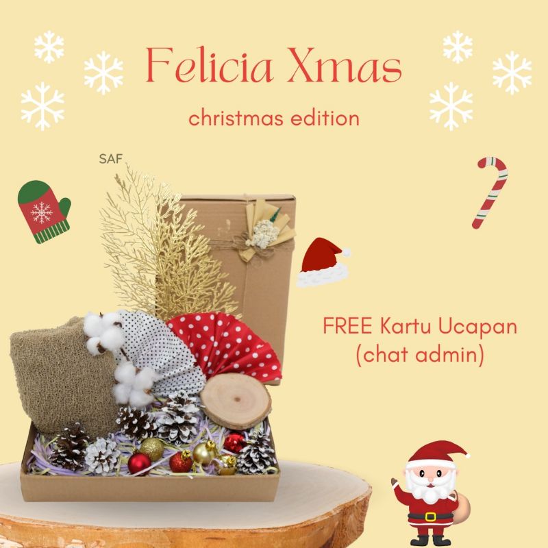 

Paket Felicia / Paket props photo hiasan untuk Natal Chrismas