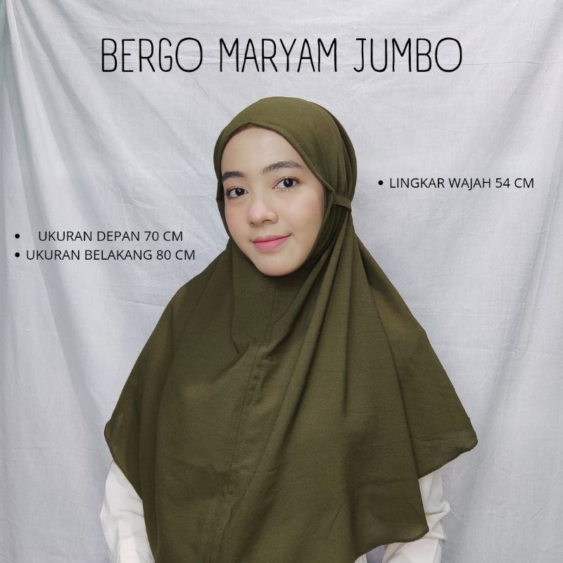 Bergo Maryam | Khimar Maryam Diamond