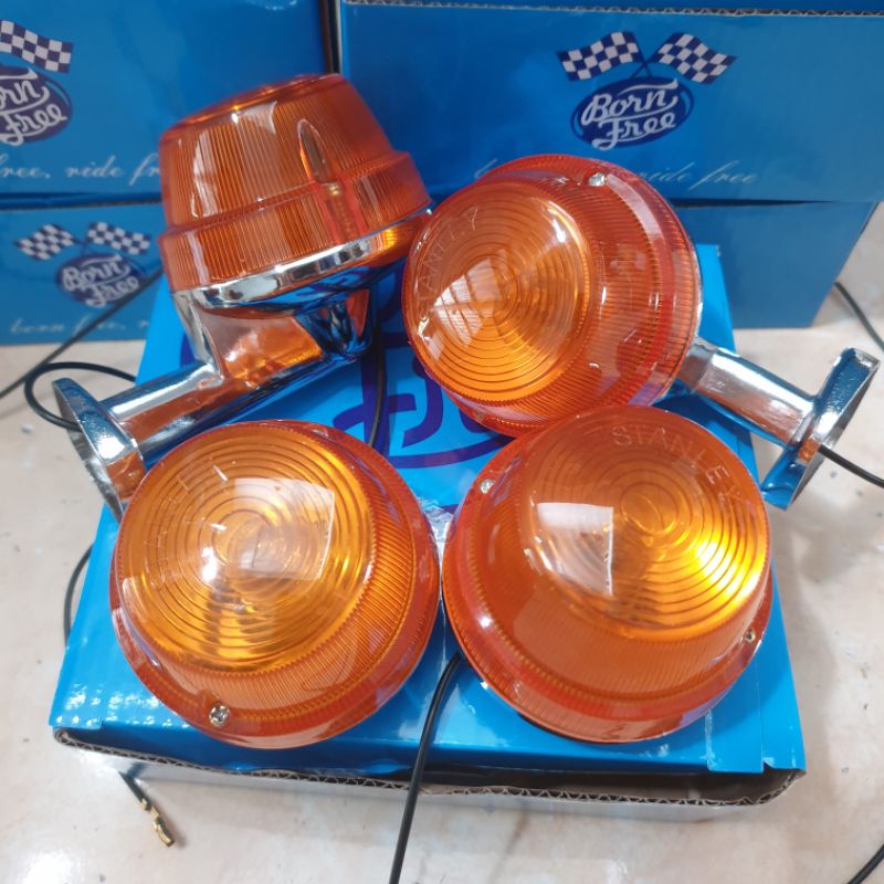 sein c70 original depan belakang lampu sen c70 standar set bohlam