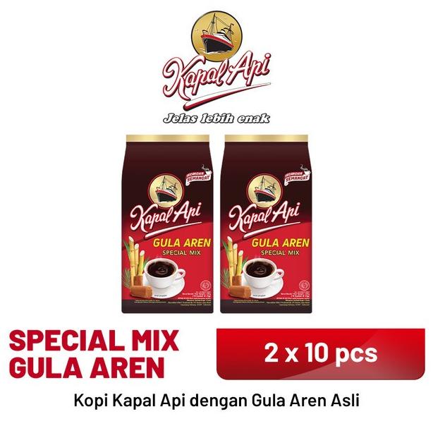 

KAPAL API Special Mix Gula Aren 2 Pack (10 x 23 gr)