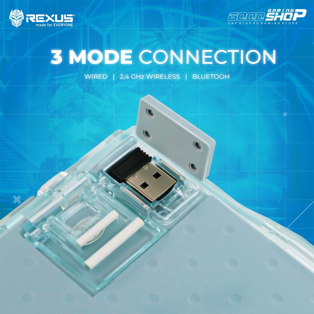 Rexus Daxa M84X Ultimate Mechanical Keyboard - Gaming Keyboard