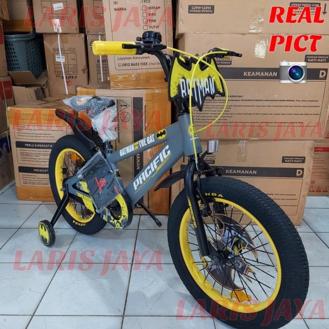 Sepeda Anak Laki Laki Bmx 18 Pacific Batman 3.0 Sepeda Bmx Pacific 18" #Original