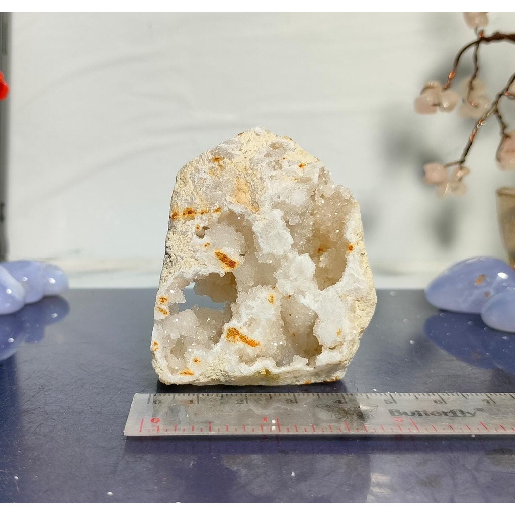 Clear Quartz Druzy Geode Agate Marocco point [ 20 ]