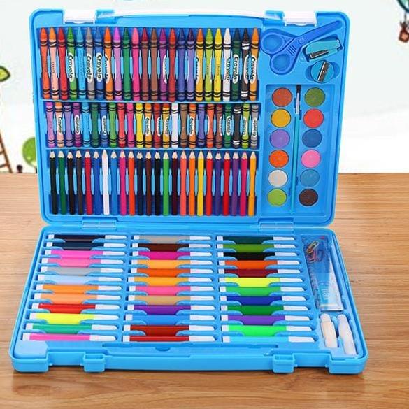 

Baru Asli Crayon Set 150pcs / Krayon Mewarnai Anak 150pcs / Pensil Warna Set 150pcs