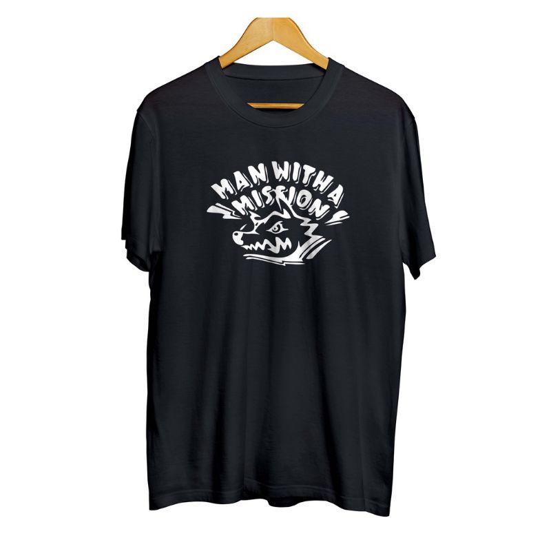 Kaos Japan Music Man With A Mission Jpop - Baju Pakaian Pria Wanita