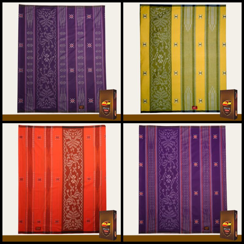 Sarung Atlas Premium Songket Spesial 790 Grade Gold