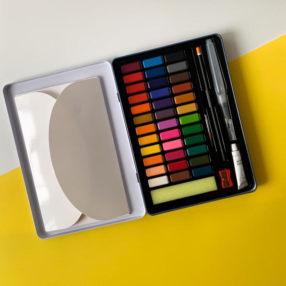 

Update - Miya Himi Watercolor Kit 36 Colors - Cat Air Kit 36 Warna ス