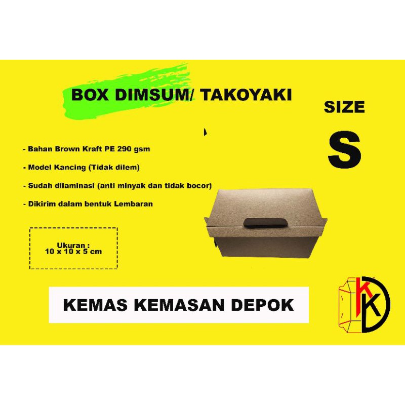

Paper Box Dimsum/ Siomay/ Takoyaki