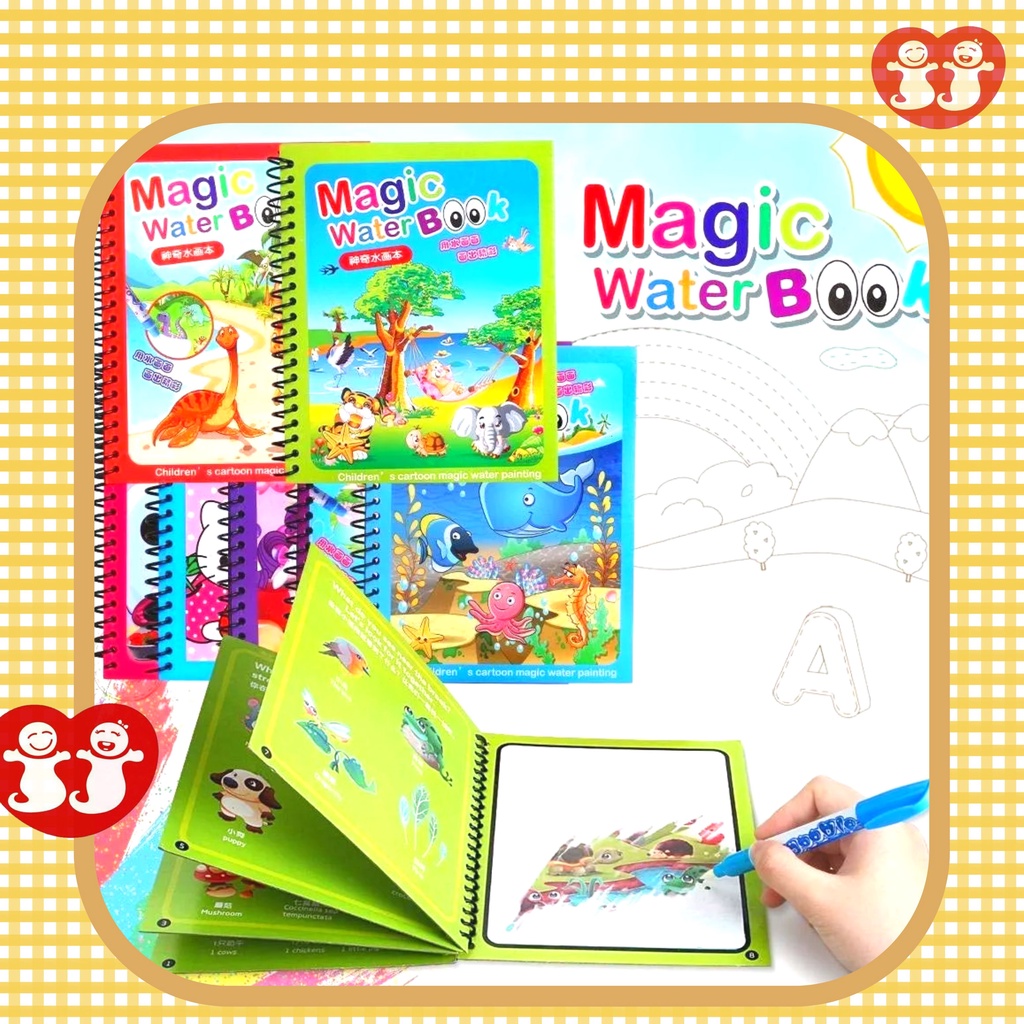 Magic Water Drawing Book