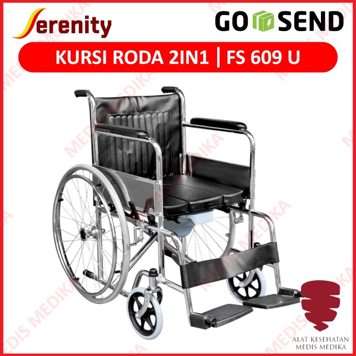 Jual Gojek Only Kursi Roda In Serenity Fs U Wheel Chair Toilet Bab