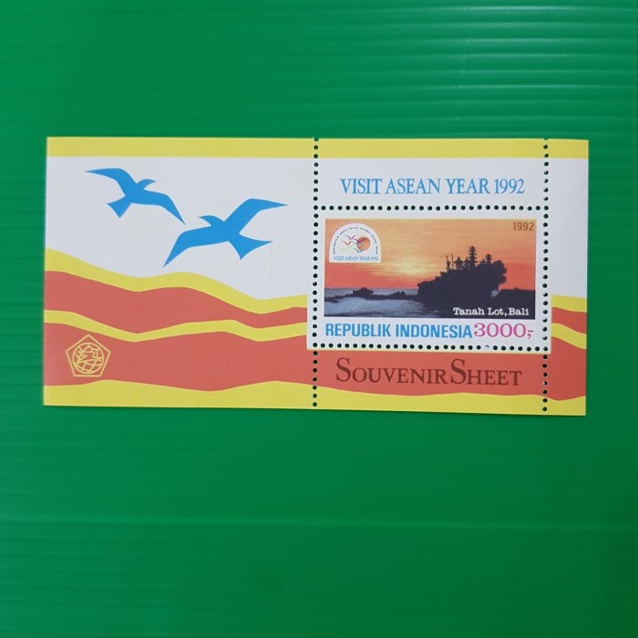 

✨NEW✨ - Perangko/Prangko Indonesia. Tanah Lot. SS Visit Asean Year 1992