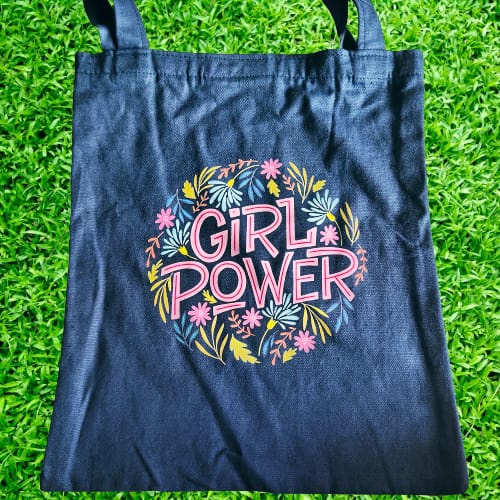 Tote bag Canvas DTF Quote / Tas Wanita Tote Kanvas Slingbag Bahu