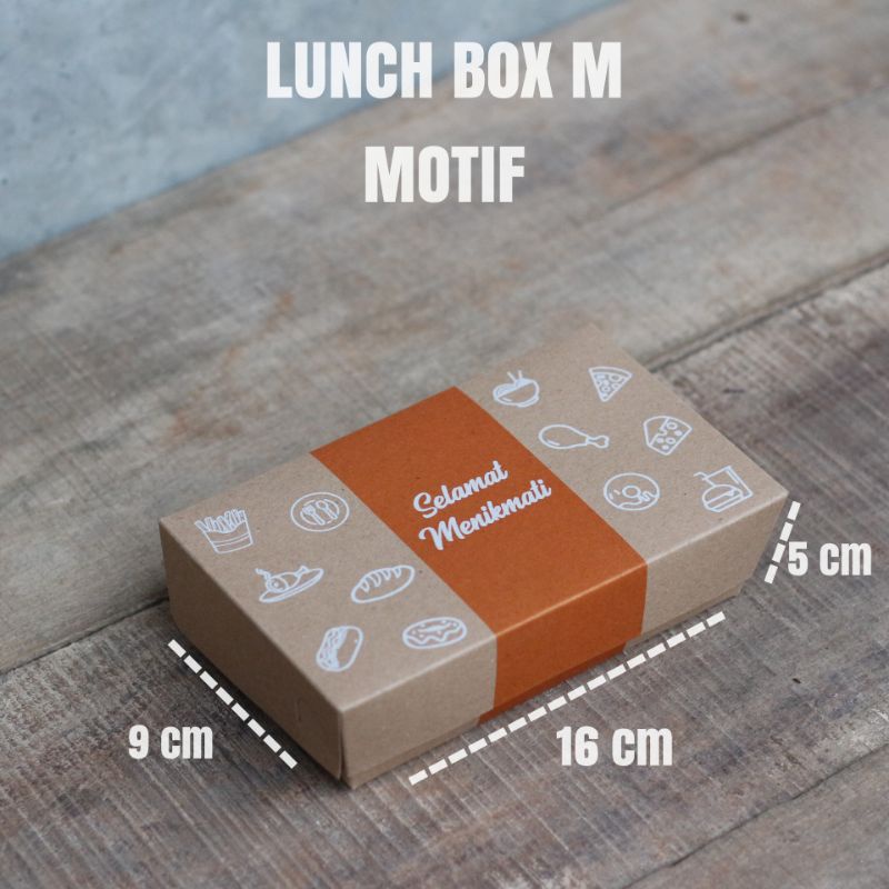 

PAPER LUNCH BOX SIZE M MOTIF