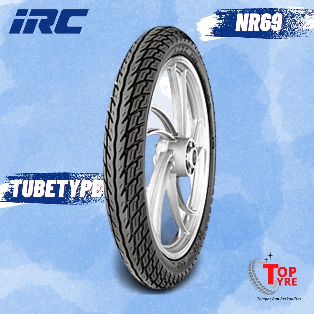 BAN MOTOR STANDAR RING 17 // IRC NR69 80/90-17 TUBETYPE // BAN MOTOR SUPRA, SATRIA FU, BLADE